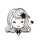 雨木の女の子～変な顔することが好き（個別スタンプ：5）