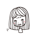 雨木の女の子～変な顔することが好き（個別スタンプ：21）