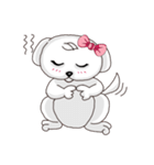 A dog.（個別スタンプ：7）