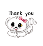 A dog.（個別スタンプ：8）