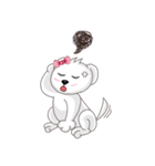 A dog.（個別スタンプ：9）