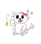 A dog.（個別スタンプ：10）