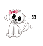 A dog.（個別スタンプ：36）
