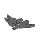 黒ウサギのパール2（個別スタンプ：31）
