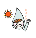 カラフルずきんちゃん（個別スタンプ：1）