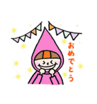 カラフルずきんちゃん（個別スタンプ：15）