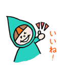カラフルずきんちゃん（個別スタンプ：32）