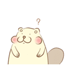 lovely beaver (Eng)（個別スタンプ：4）