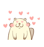 lovely beaver (Eng)（個別スタンプ：14）