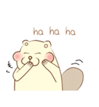lovely beaver (Eng)（個別スタンプ：33）