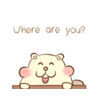 lovely beaver (Eng)（個別スタンプ：35）