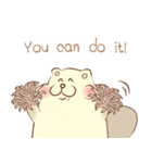 lovely beaver (Eng)（個別スタンプ：37）