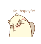 lovely beaver (Eng)（個別スタンプ：38）