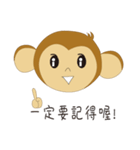 Naughty monkey children（個別スタンプ：9）