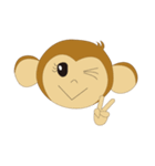 Naughty monkey children（個別スタンプ：22）