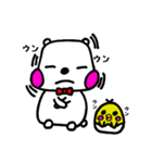 クマポーとピヨポン（個別スタンプ：22）