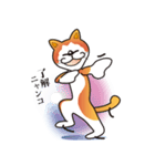 パフォーマンス猫キャラクター「ミュー」2（個別スタンプ：34）