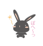 黒うさだじょ（個別スタンプ：30）