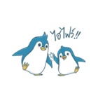 Duo Penguin ＆  theirs happy life（個別スタンプ：2）