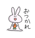 笑顔のうさぎ（個別スタンプ：12）