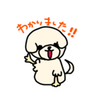 ひつじカットのビションくん（個別スタンプ：22）