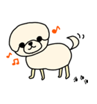 ひつじカットのビションくん（個別スタンプ：34）