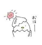 にわとりさん。（個別スタンプ：1）