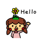 a sunflower（個別スタンプ：1）