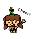 a sunflower（個別スタンプ：15）