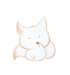 White White fox（個別スタンプ：8）