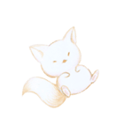 White White fox（個別スタンプ：9）