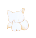 White White fox（個別スタンプ：14）