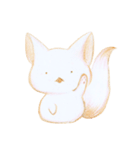 White White fox（個別スタンプ：30）