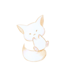 White White fox（個別スタンプ：33）