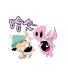 PinkPig and his Pal（個別スタンプ：7）