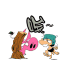 PinkPig and his Pal（個別スタンプ：31）