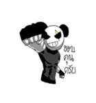 Muscle Panda with black shirt（個別スタンプ：2）