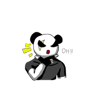 Muscle Panda with black shirt（個別スタンプ：9）