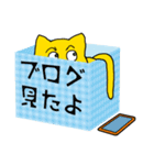 箱の中の猫ちゃん（個別スタンプ：31）