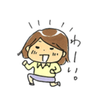 おつかれ働き女子スタンプ（個別スタンプ：4）