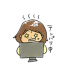 おつかれ働き女子スタンプ（個別スタンプ：17）
