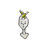 うさ吉 カメ吉とあいちゃん（個別スタンプ：18）
