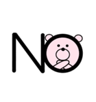 気まぐれピンクのくま（個別スタンプ：11）