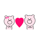 気まぐれピンクのくま（個別スタンプ：12）