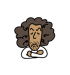funny afro man（個別スタンプ：2）