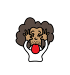 funny afro man（個別スタンプ：6）