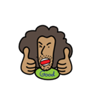 funny afro man（個別スタンプ：9）