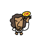 funny afro man（個別スタンプ：10）