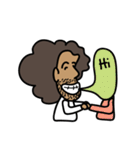 funny afro man（個別スタンプ：12）