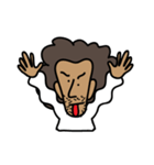 funny afro man（個別スタンプ：13）